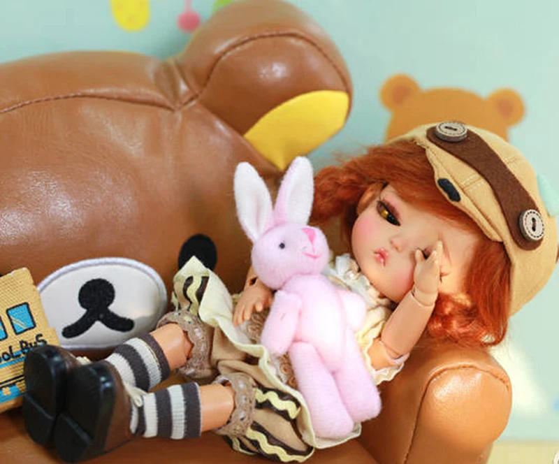 Шарнирная кукла 1/8 BJD/SD модная милая желтого цвета G.B mystic шарнирная смола для