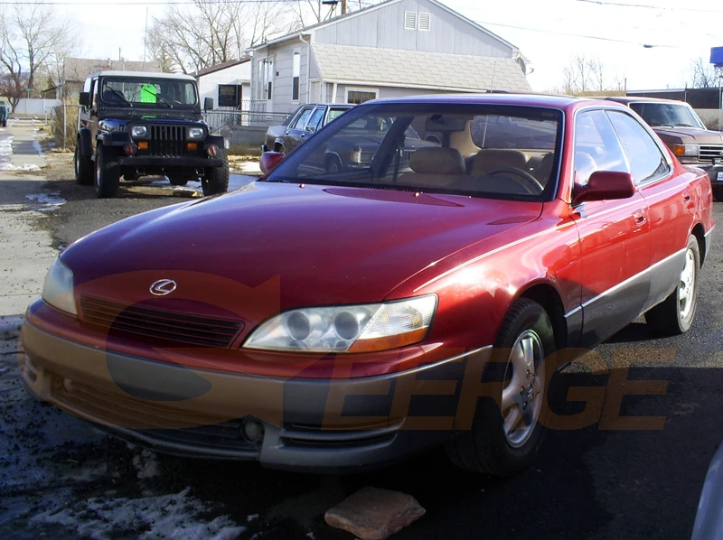 Для Lexus ES300 Toyota Windom 1992 1993 1994 1995 1996 ОТЛИЧНОЕ ультра-яркая подсветка с холодным катодом(CCFL) Ангельские глазки комплект Halo Кольцо