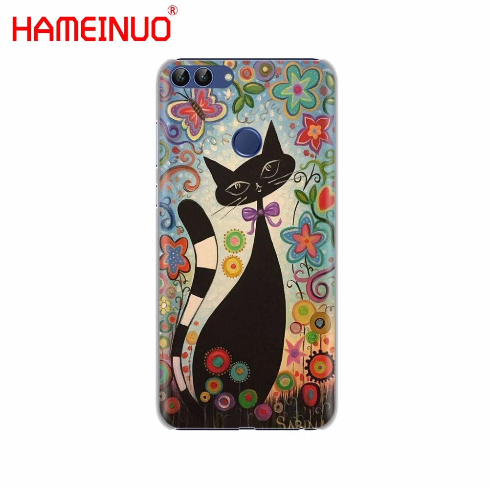 HAMEINUO Милый Забавный чехол для сотового телефона с котами huawei Honor7C Y5 Y625 Y635 Y6 Y7 Y9 2017