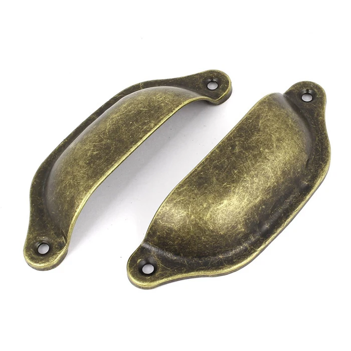 98MM long vintage antique medicine cabinet handle drawer shells metal wardrobe | Обустройство дома