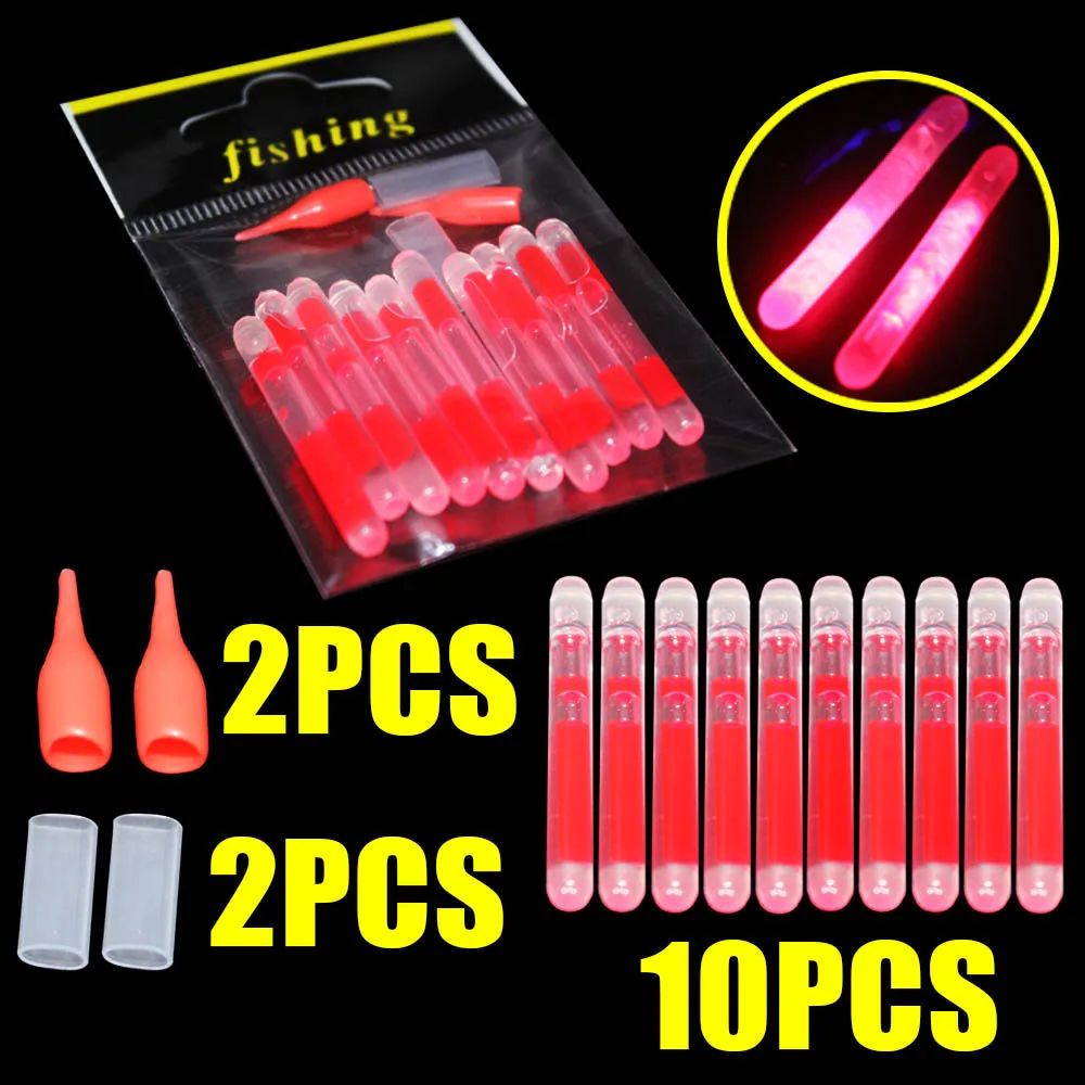 as photo 10 шт./пакет 4,5*40 мм рыболовный поплавок флуоресцентный Lightstick ночник плавающий стержень огни темно-палке - Цвет: as photo
