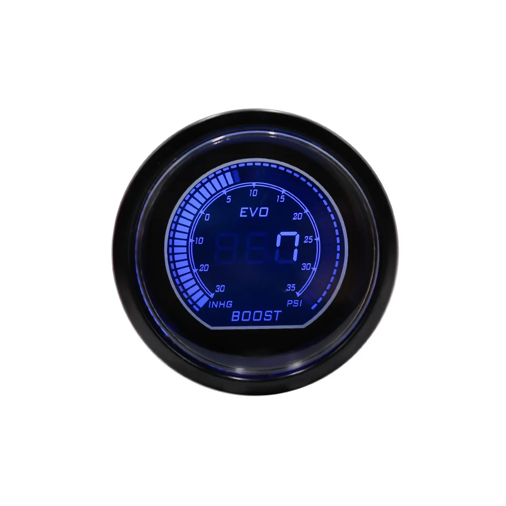 Бесплатная доставка CNSPEED 2'཰mm EVO цифровой авто турбо Boost Gauge 30 ~ 35 Psi Led Light Turbo Meter с