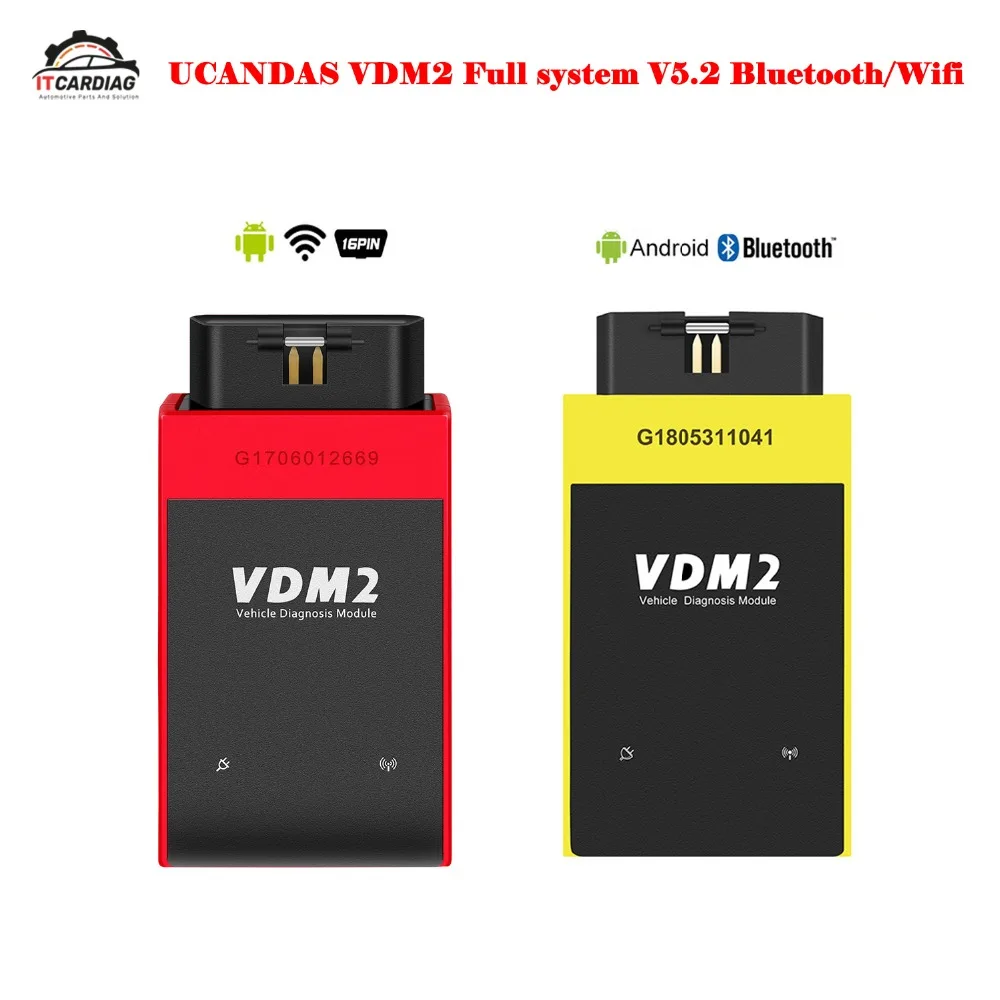 UCANDAS VDM2 полный Системы V5.2 Bluetooth/Wi-Fi OBD2 ВДМ II для Android 2 OBDII сканера кода лучше чем |