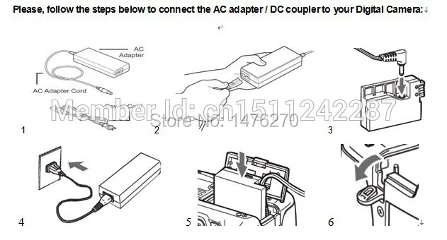 ACK-E5 AC адаптер питания зарядное устройство питания+ DR-E5 DC муфта LP-E5 LPE5 манекен батарея для Canon EOS 450D 500D 1000D XS XSi T1i камера