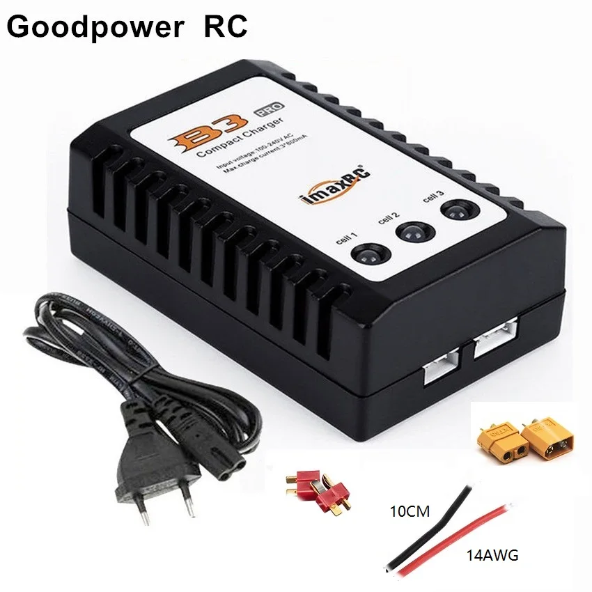 Компактное балансирующее зарядное устройство IMAX RC B3 Pro 10 Вт для 2S 3S 7 4 В 11 1
