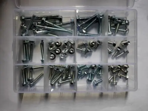 Комплект болтов с шестигранной головкой из нержавеющей стали 86 шт. | Обустройство