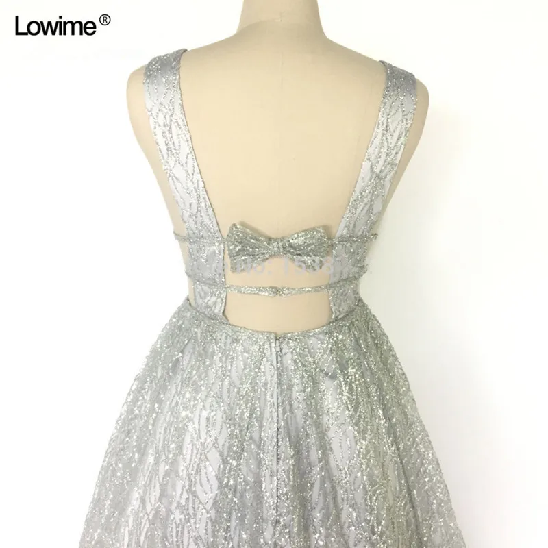 Женское вечернее платье с V образным вырезом длинное блестящее для выпускного