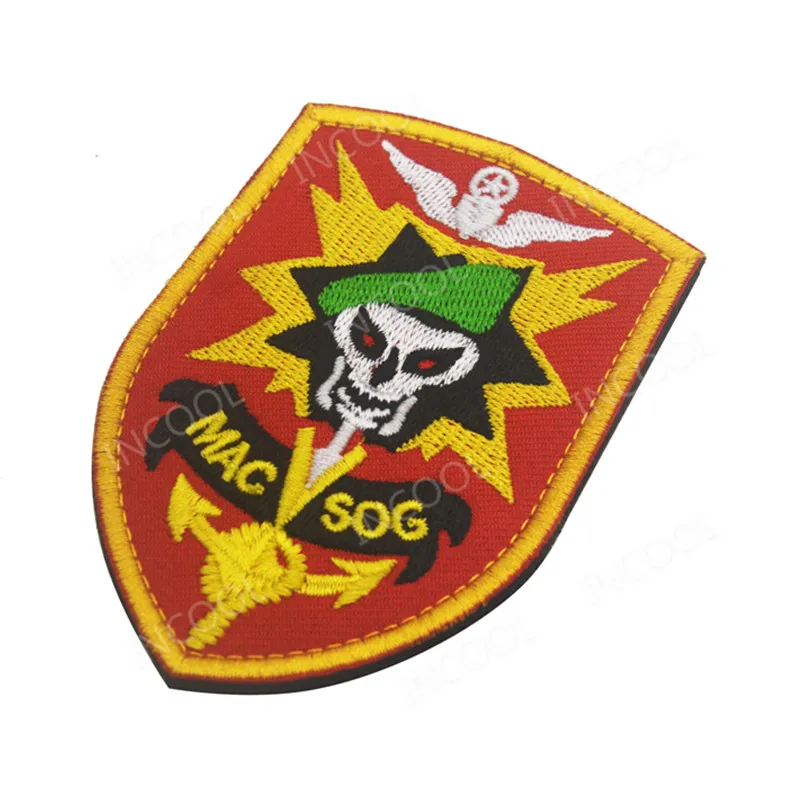 MACV SOG вышивка нашивка Тактическая Военная помощь команда патч эмблема значки