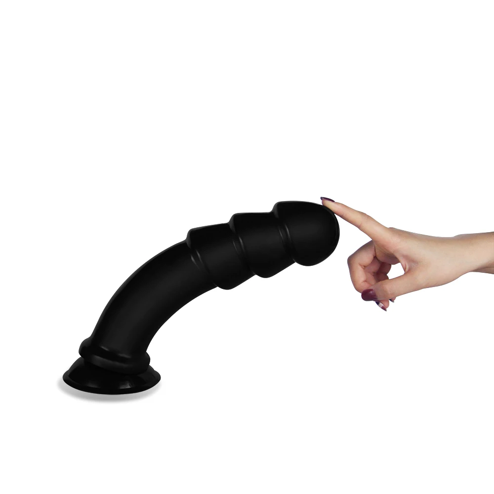 Lovetoy супер большой фаллоимитатор 11.25 дюйм(ов) длинные двуспальная рябь черный