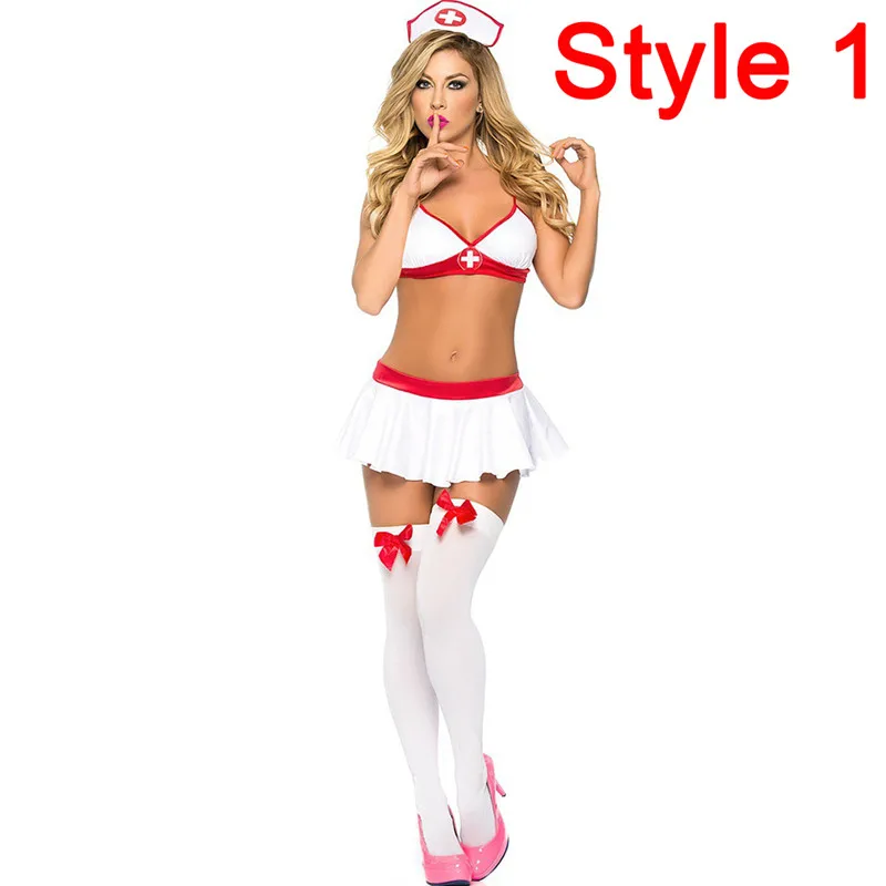 Нижнее белье сексуальное Горячее Эротическое Униформа Медсестра Косплей