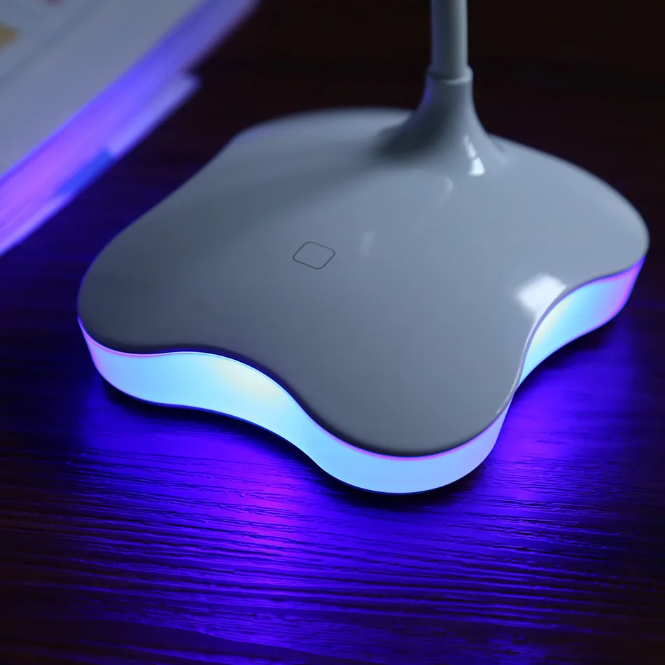 Детская настольная лампа с зарядкой от USB новинка светодиодная 3 режимами