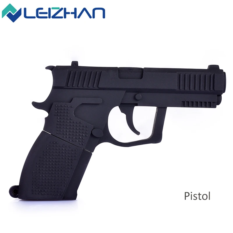 LEIZHAN USB флеш-накопитель пистолет Ak 47 крутой 64 г 32 16 8 4 флешка 2 0 Компьютерная память