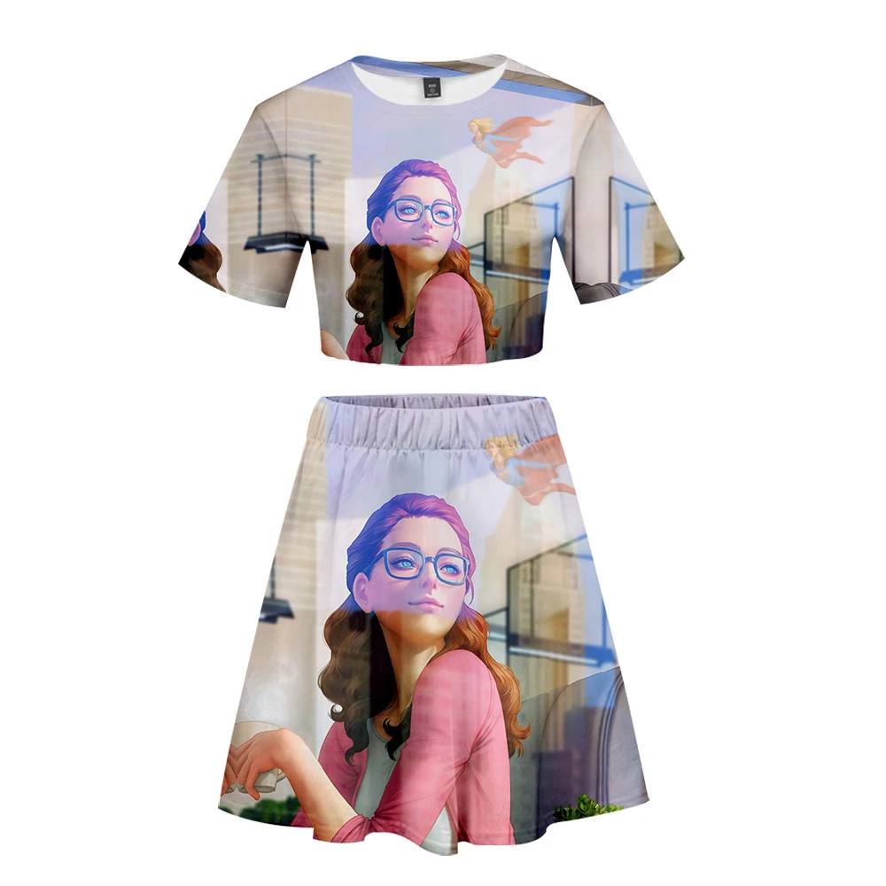 Супергерл сексуальный женский пляжный комплект из 2 предметов K Pop сексуальные