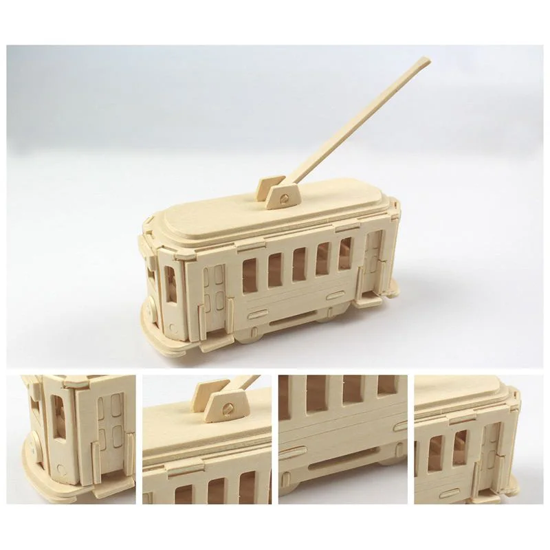 Деревянные игрушки 3D деревянные головоломки игры вертолет Танк автомобиль