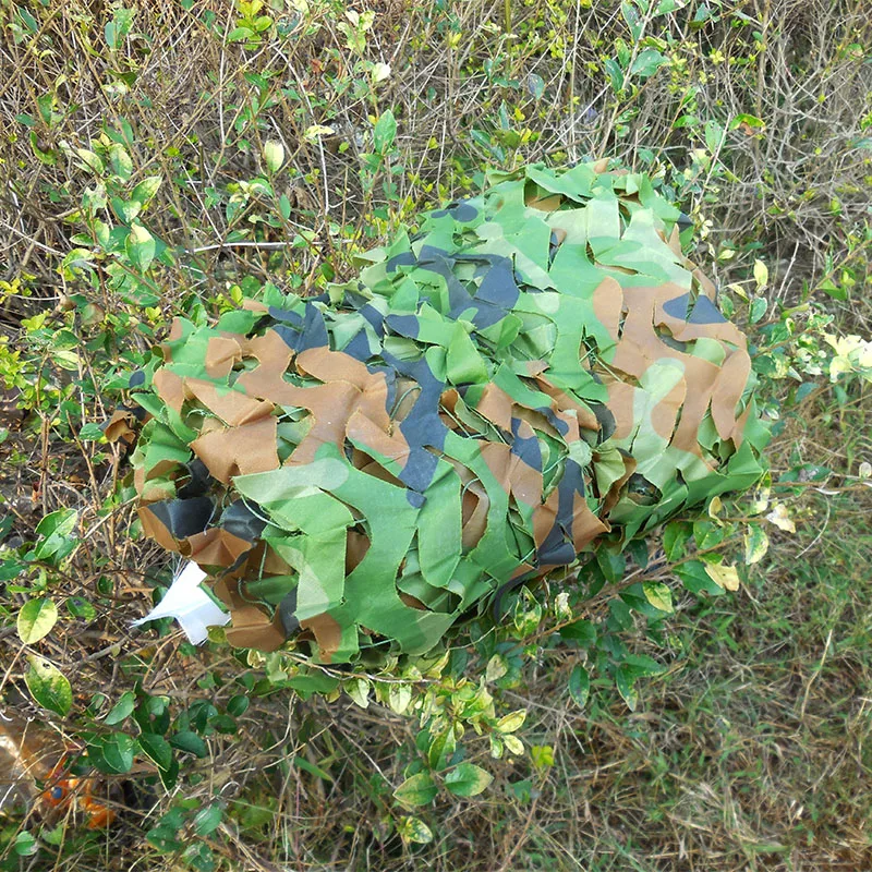 3x5m Military woodland leaves camouflage net jungle camo netting Hunting Camping camoflage Photography background | Спорт и