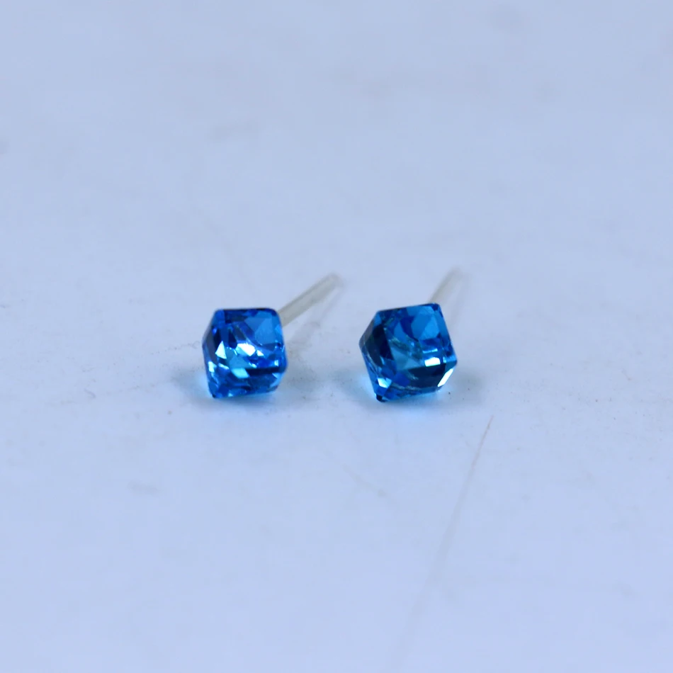 Бесплатная доставка модные ювелирные изделия яркие цветные хрустальные кубики