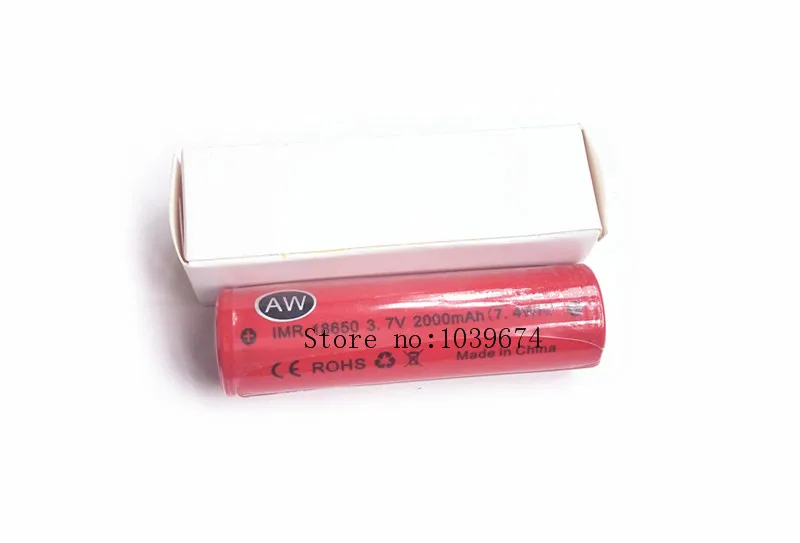 Бесплатная DHL для высокая утечка IMR 18650 2000mah 3 7 V 7.4WH заряжаемый литий ионные
