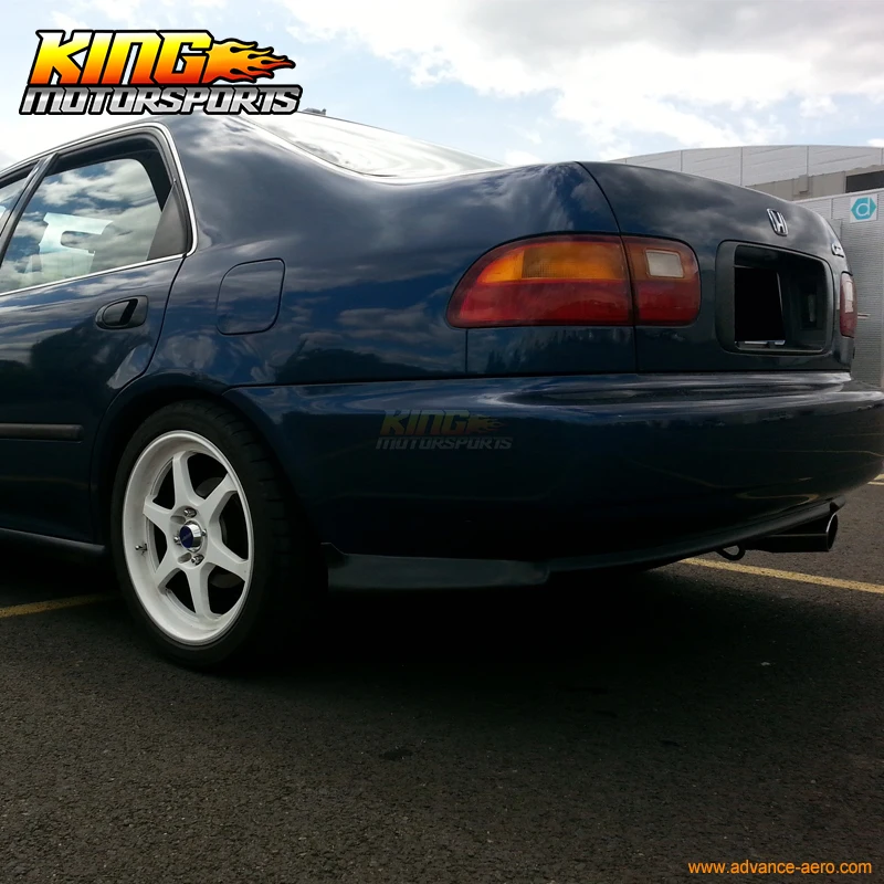 Спойлер для заднего бампера подходит Honda Civic 92-95 2 4Dr PU 2Pc Valance Spats | Автомобили и