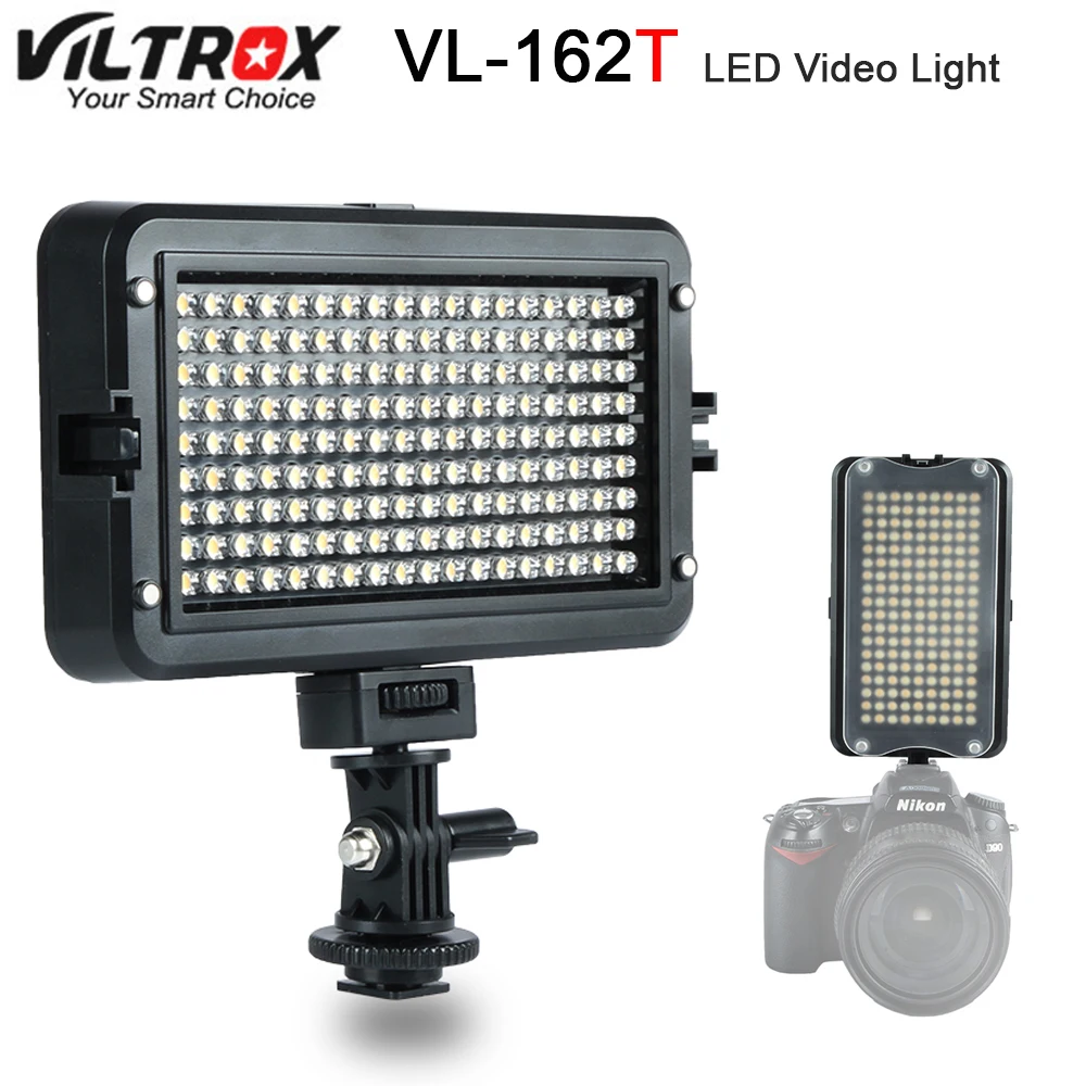 Светодиодная ЖК панель Viltrox для видеокамеры 3300K 5600K двухцветная с регулируемой