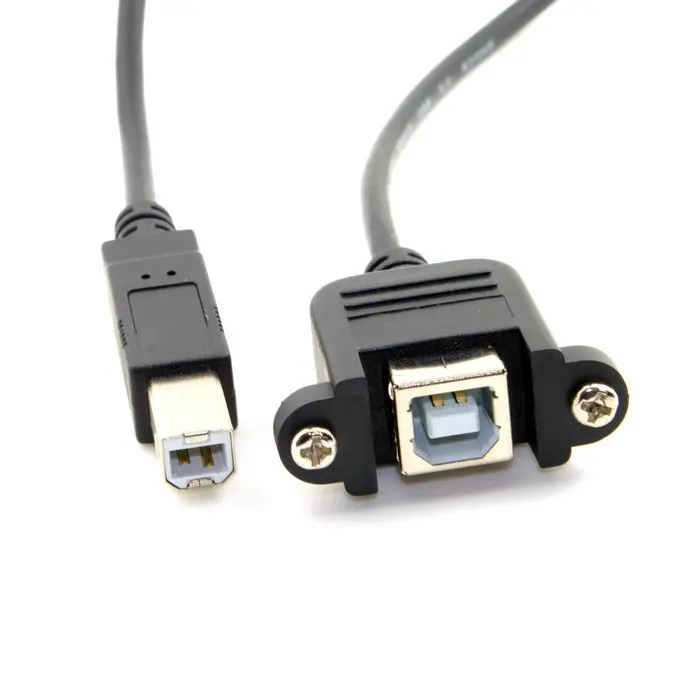 Zihan USB 2 0 B Тип папа к женскому принтеру сканер жесткий диск удлинитель Кабель с