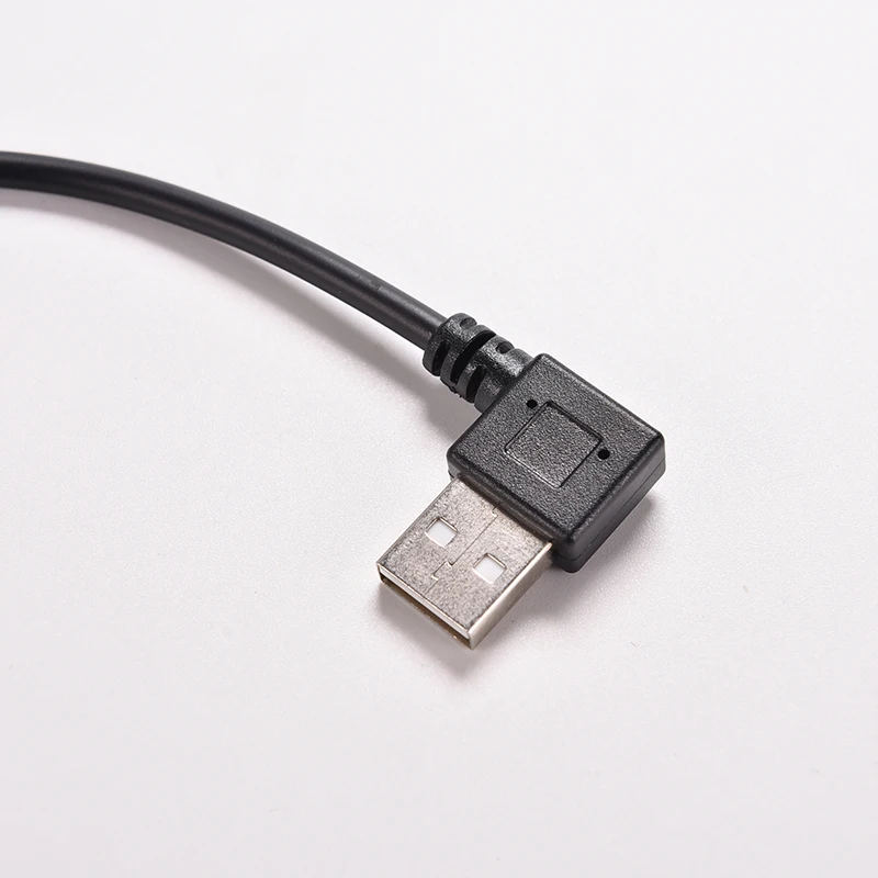 27 см правый угол USB 2 0 Мужской до 90 градусов левый микро 5 Pin типа папа кабель шнур в