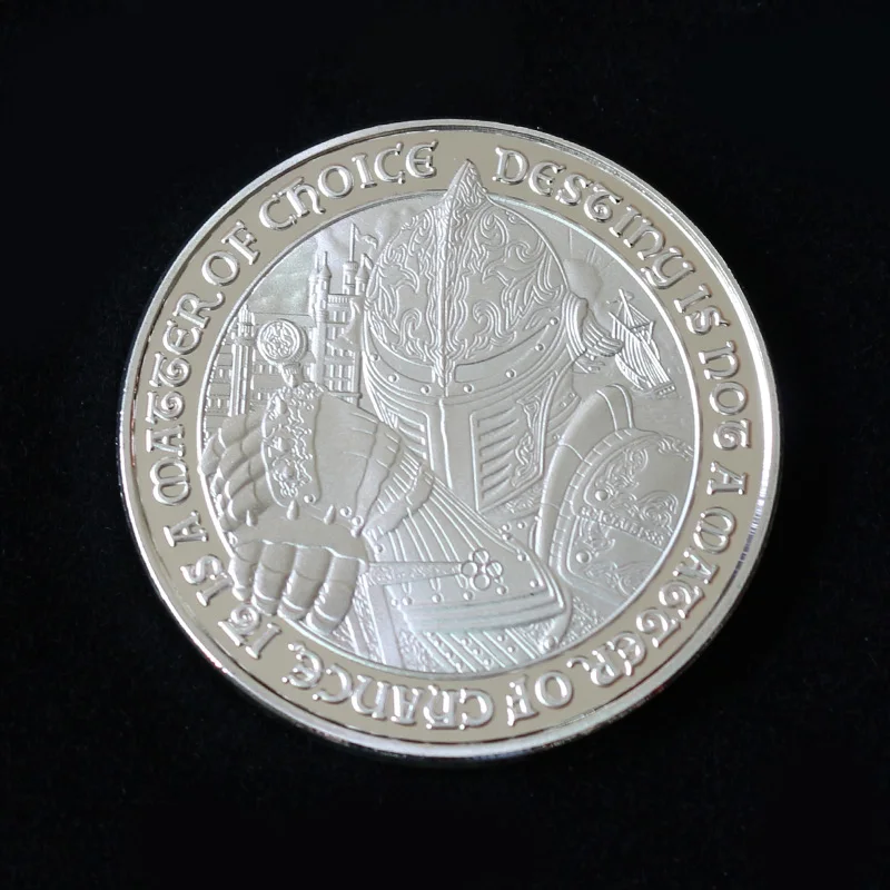 1 шт. Новое поступление серебряная монета Fate Knight памятная личная коллекция