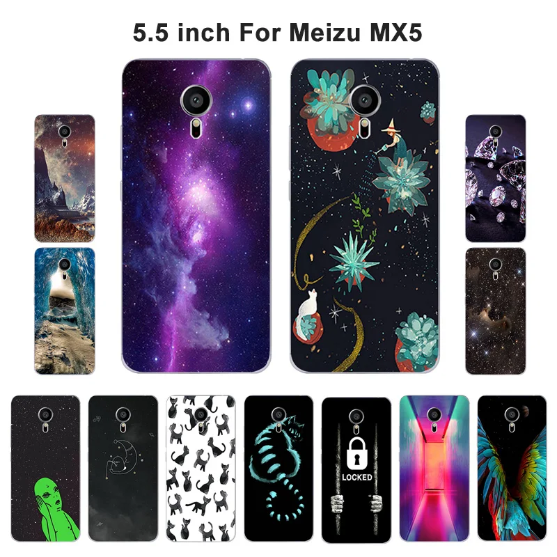 Чехол для Meizu MX5 новинка задняя оболочка телефона мягкий чехол из тпу MX 5 обложка с
