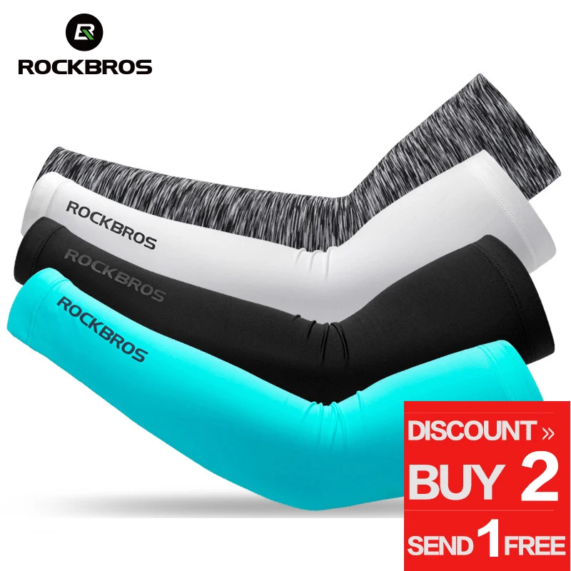ROCKBROS Велоспорт лед ткань для бега кемпинга гетры баскетбольные рукава рукав
