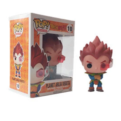 10 VEGETA RED Funko pop Amine Dragon Ball PORUNGA SUPER SAIYAN GOKU Golden Frieza GREAT VEGETA Виниловая фигурка Коллекционная модель с коробкой - Цвет: 10 VEGETA RED
