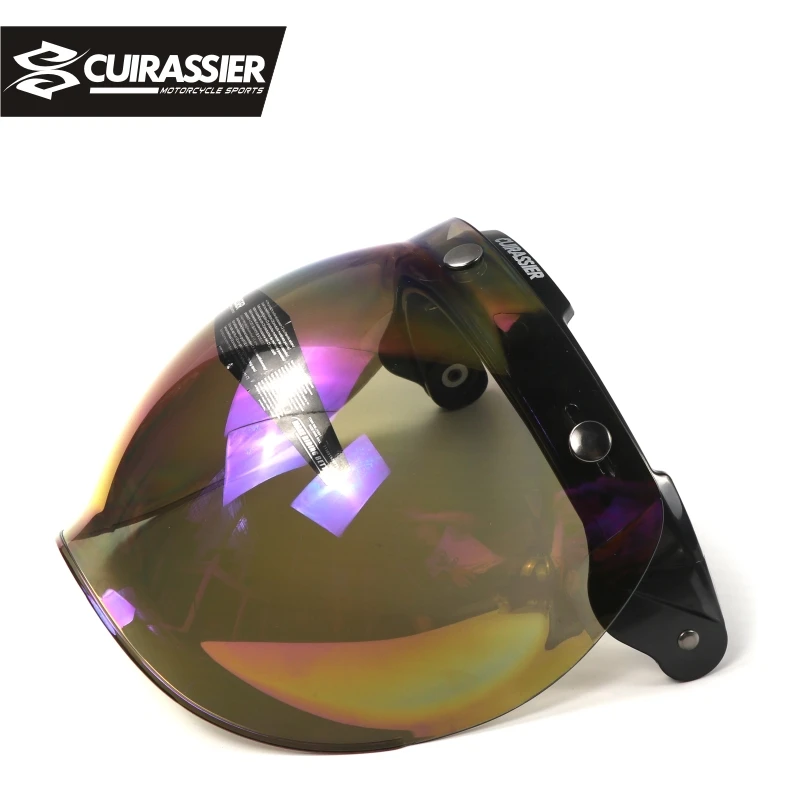 Cuirassier VS02 с открытым лицом мотоциклетный шлем пузырьковый щит козырек линзы