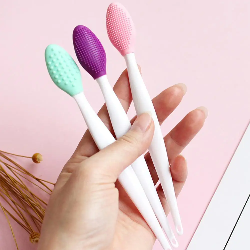 

2018 New Multifunctional Blackhead Removal Silicone Nose Cleaner Facial Cleansing Brush 3 Colors