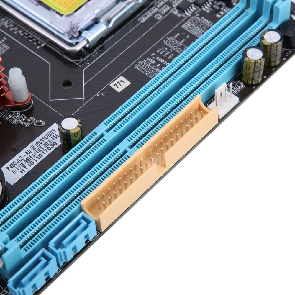 Высокая совместимость P45 компьютерная гигабитная материнская плата Ethernet материнская плата 771/775 двойная плата DDR3 поддержка L5420
