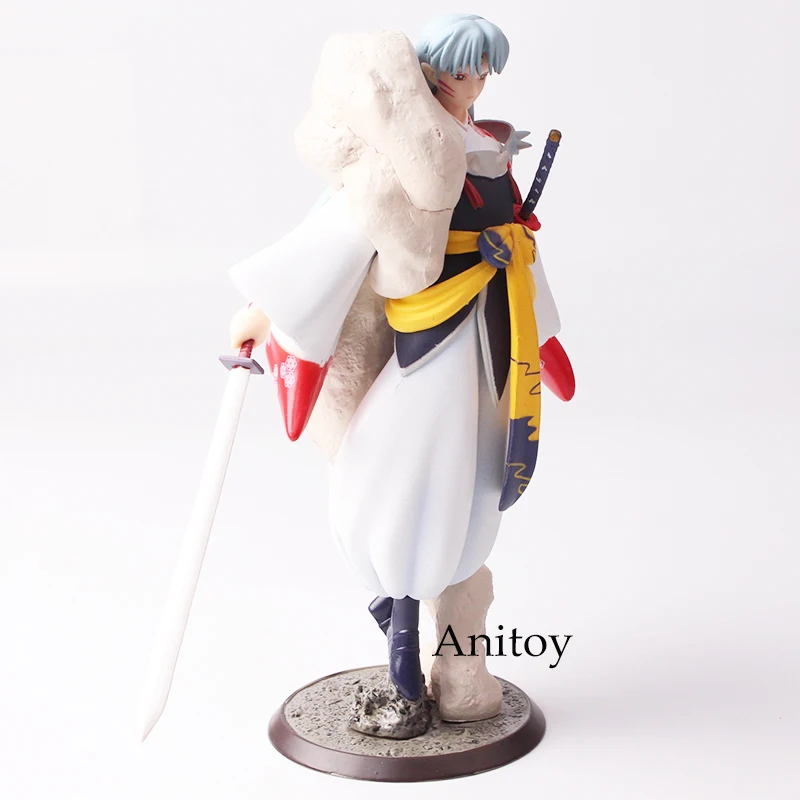 Аниме InuYasha Sesshoumaru First Ver. Окрашенная ПВХ фигурка Коллекционная модель игрушки 22 см