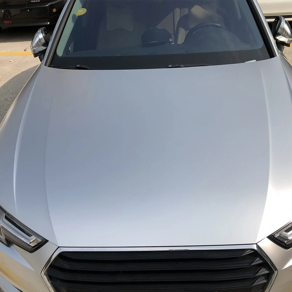 Silver Lightning Matte Wrap Vinyl Car Wrapping Film Body Self Adhesive With Air Bubble Free matte Foil 152cmx200cm | Автомобили и