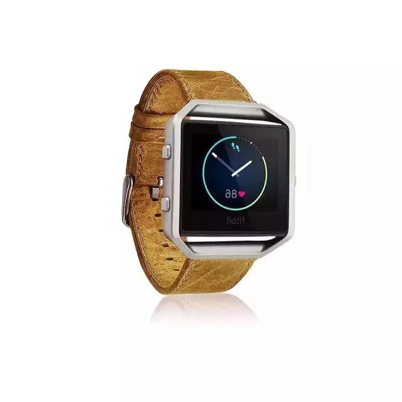 2017 новая мода Crazy Horse зернистый браслет для часов из натуральной кожи Fitbit Blaze с