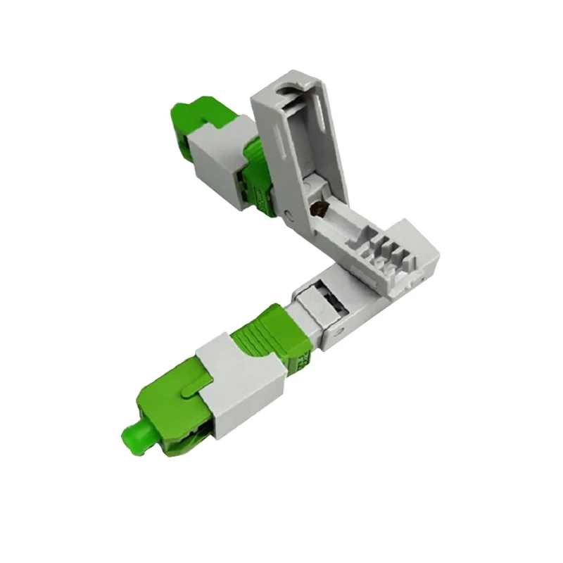 

100PCS SC APC Fiber Optic Quick Fast Connector FTTH covered wire fiber optic connector Single Mode SC quick assembly connector