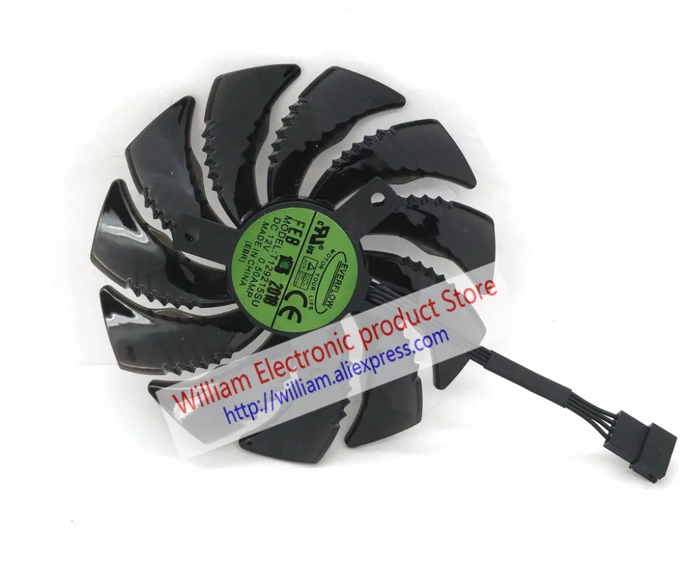 Новый оригинальный охлаждающий вентилятор для видеокарты Gigabyte GTX 1070 1060 WINDFORCE OC 8G