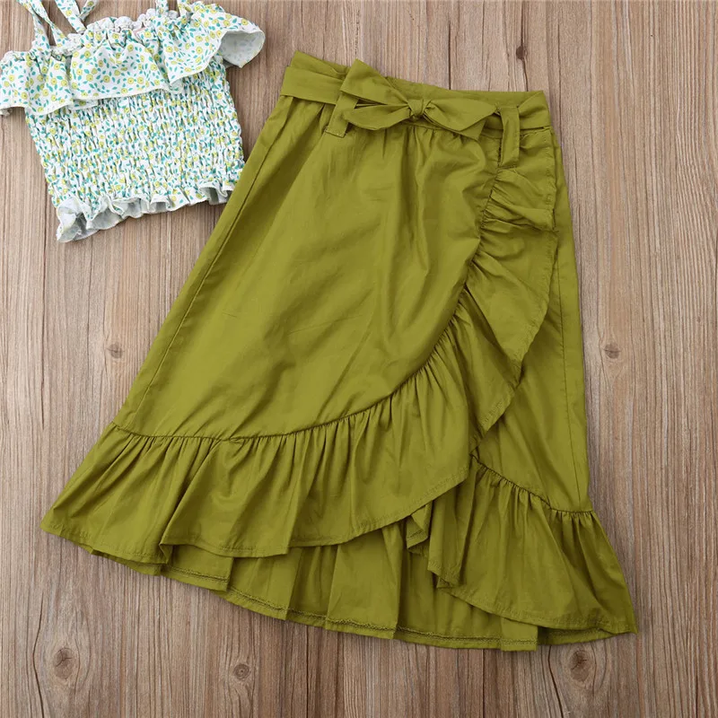 Детская одежда на возраст от 2 до 7 лет Повседневные детские топы бретельках с