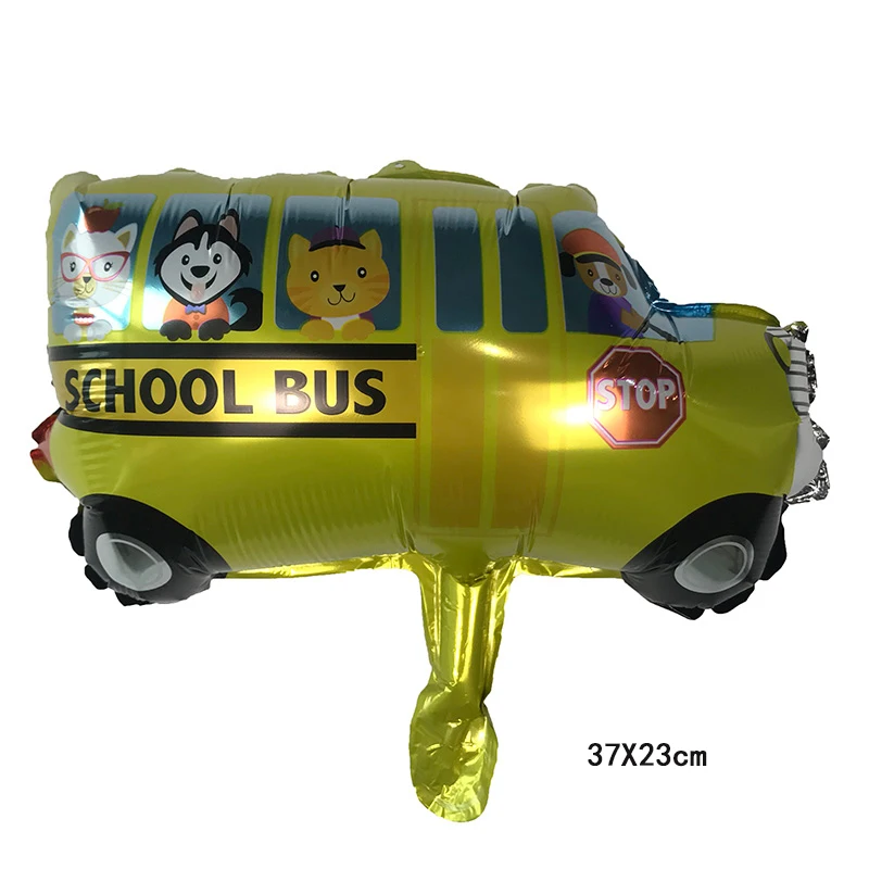 1 шт мини игрушечный автомобиль воздушный шар из фольги для детей Baby Shower танками