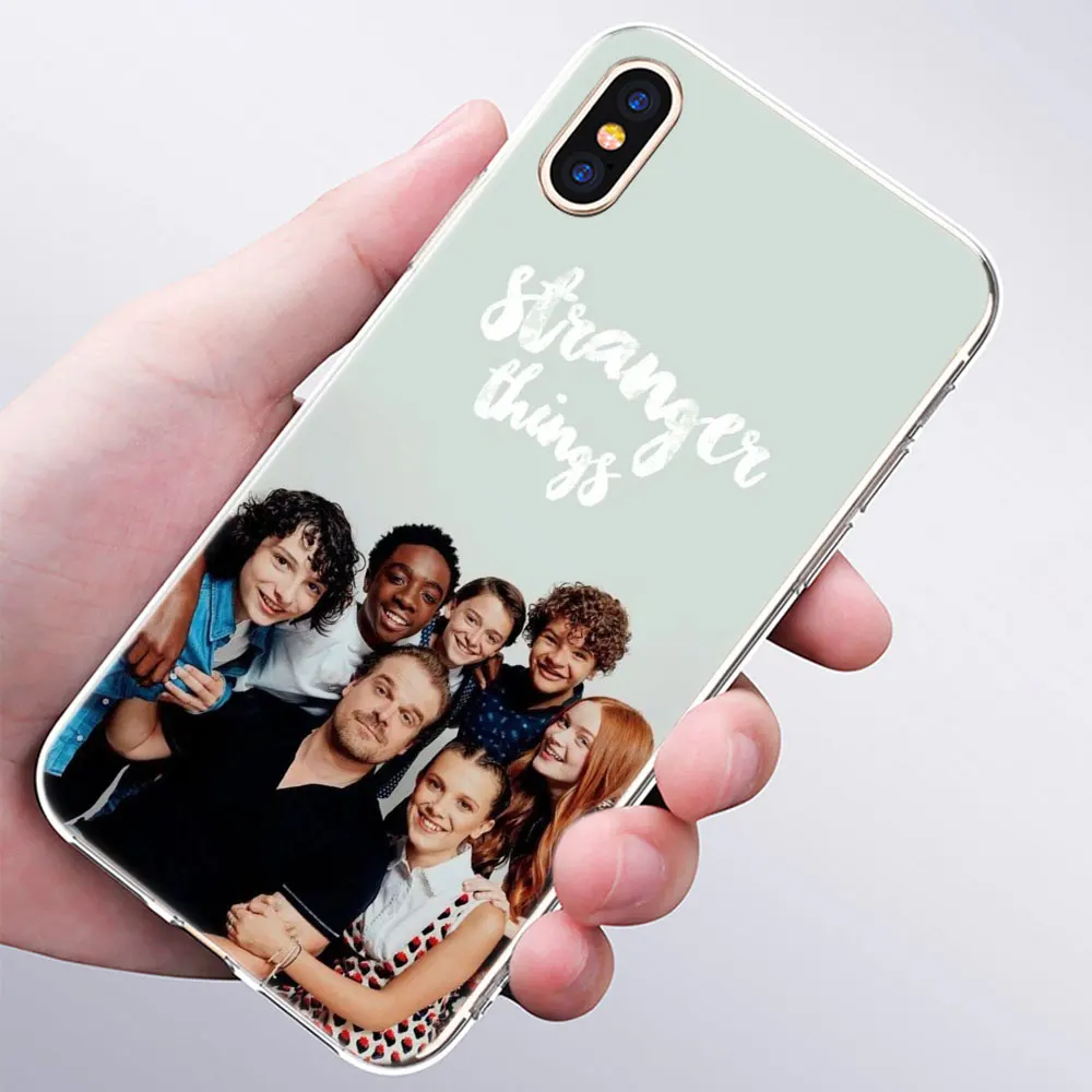 Модный прозрачный силиконовый чехол для Apple iPhone 11 Pro XS MAX XR X 7 8 Plus 6 6s Plus 5 5C 5S SE
