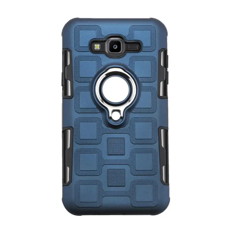 Royal Blue Чехол для samsung Galaxy J7 Neo Nxt J7 Max Plus J7 Core J7 Prime Силиконовый противоударный бронированный чехол для телефона задняя крышка чехол-подставка с кольцом - Цвет: Royal Blue