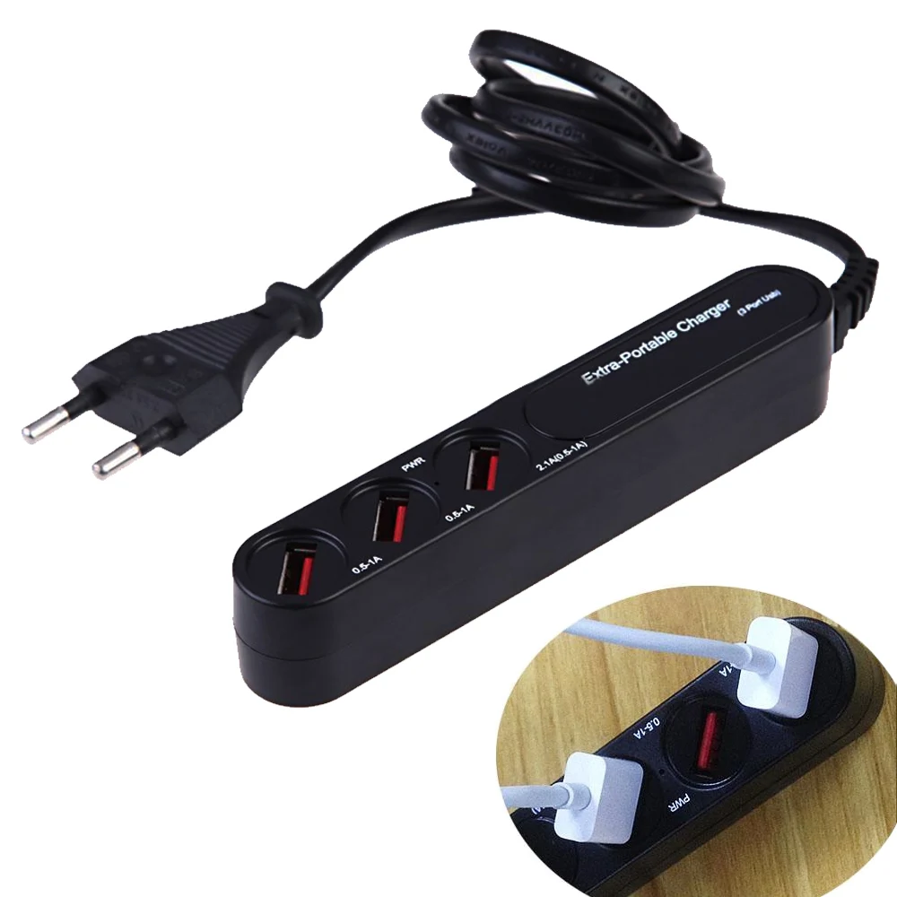 Настенный USB кабель VONETS для зарядки адаптер переменного тока зарядное устройство