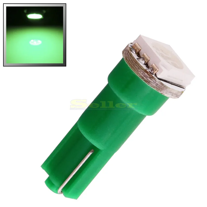 5 шт. T5 1 SMD 5050 Клин приборной панели Светодиодная автомобильная лампа 74
