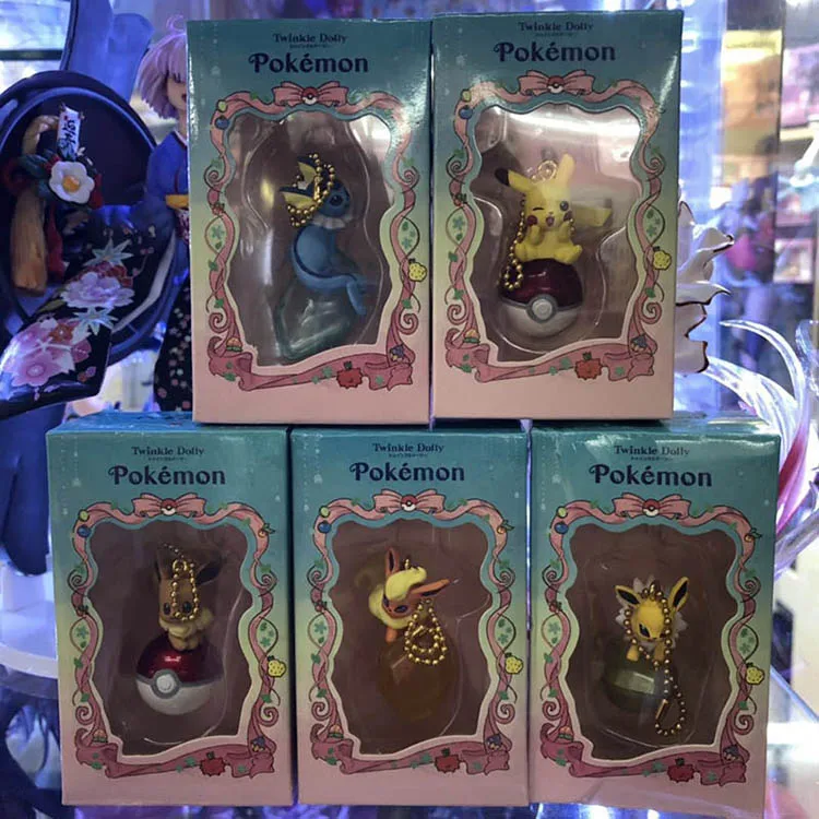 6 шт./компл. Pokemon Pikachu vaporion Flareon Jolteon Evee игрушка для детей|Игровые фигурки и