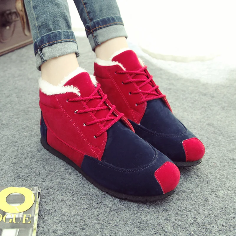 2018 Новый осень и зима новые женская обувь зимние сапоги толстые