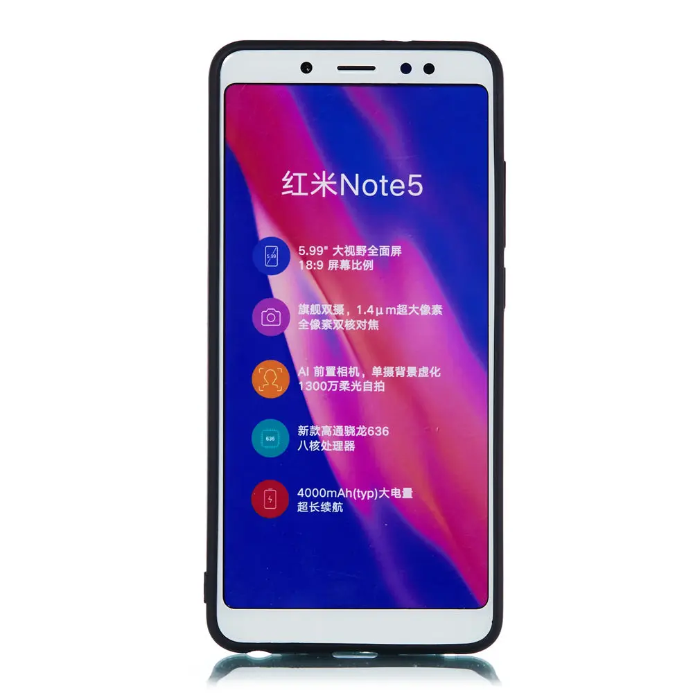 Силиконовый чехол для телефона Xiaomi Redmi note 5 pro Чехол 4A 4X5 5A S2 6plus 6A 6 PRO NOTE из ТПУ |