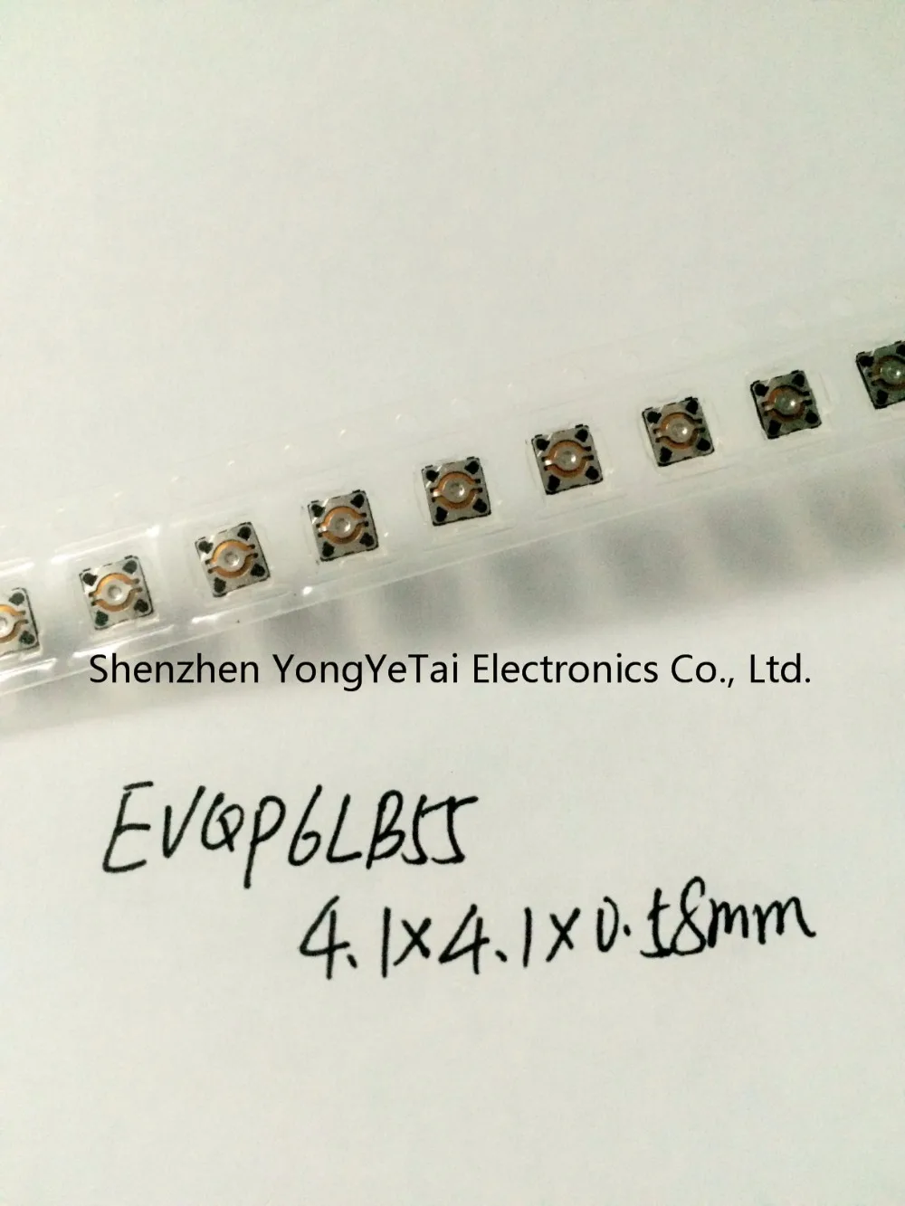 

YYT 10 шт. EVQP6LB55 патч прессованный листовой переключатель 4,1*4,1*0,58 мм пленочный тактовый переключатель