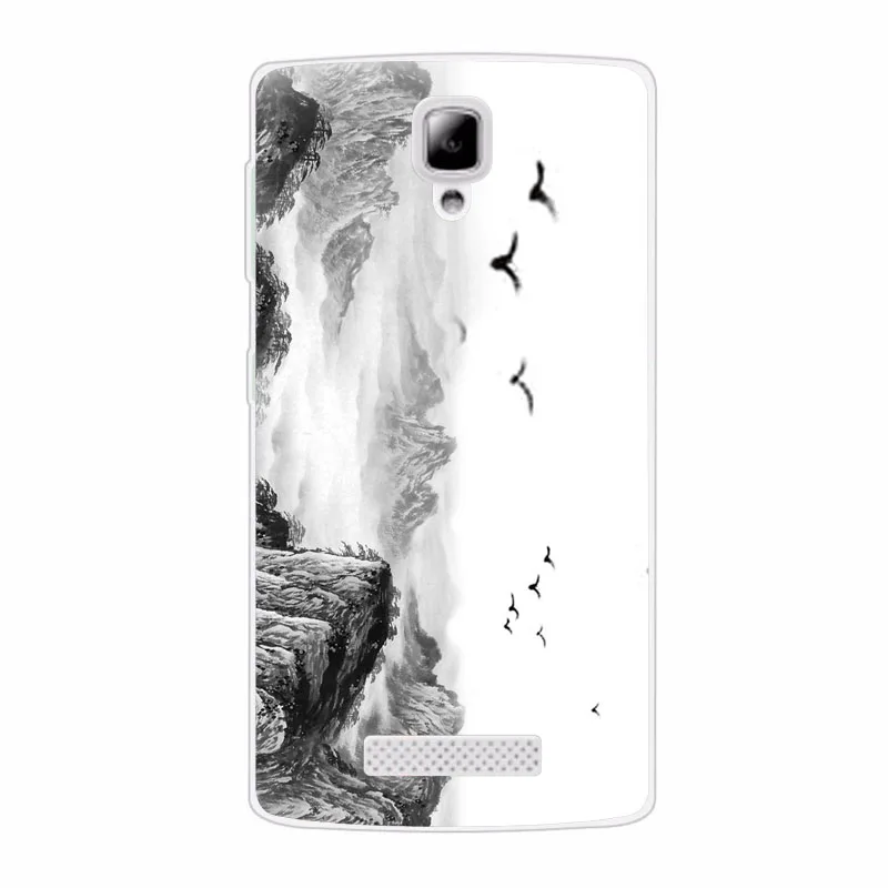 Lenovo a1000 Case Silicon scenery Painting Soft TPU Back Cover for a 1000 Protect Phone cases shell |