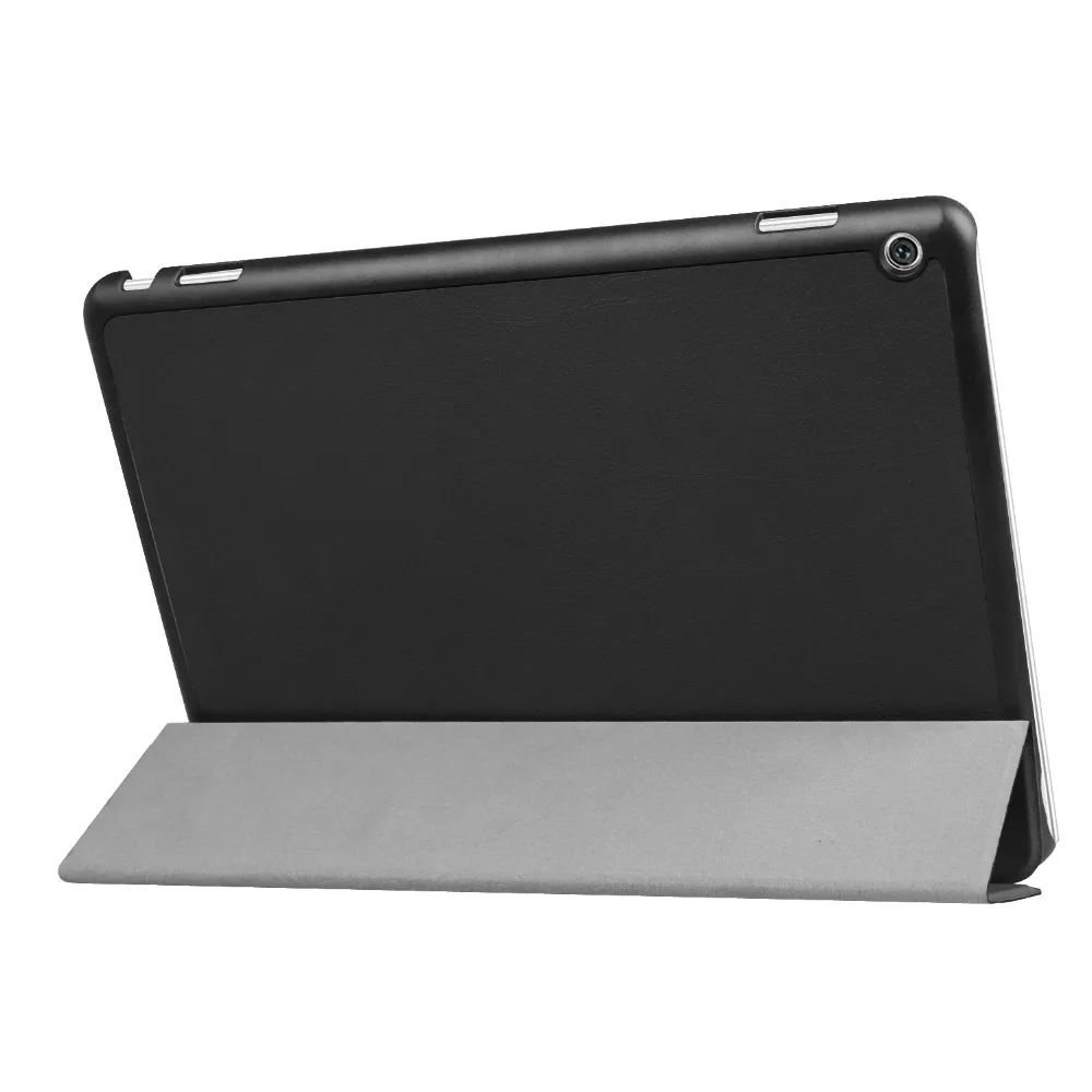 Dulcii M3 lite 10 чехол для huawei MediaPad Lite Обложка Shell PU кожа Tri fold Стенд Tablet ноутбук защиты