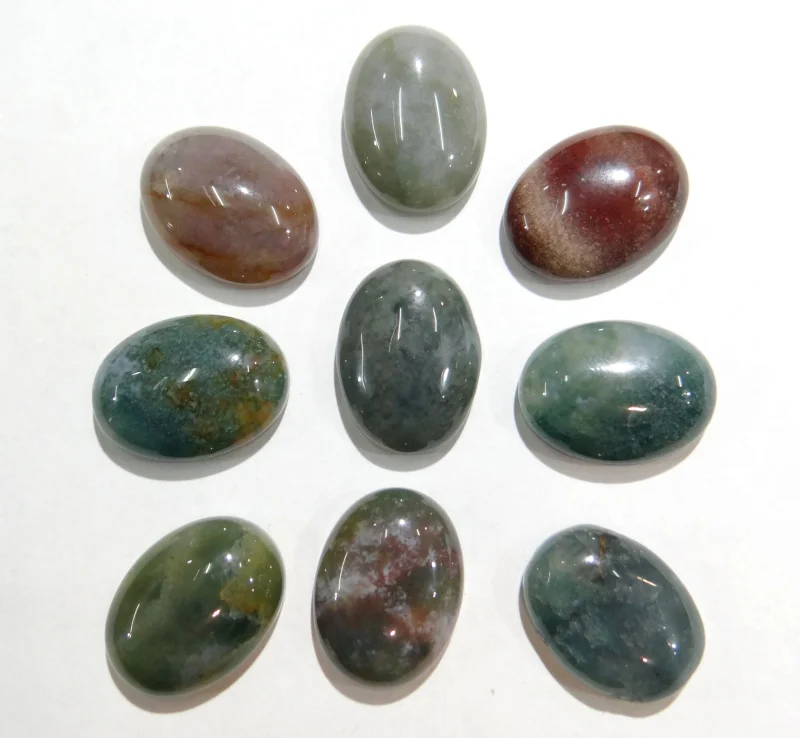 

wholesale 12x16mm Natural stone white Turquoises agates crystal beads Oval cabochon no holes beads for Jewelry& making 50pcs/lot